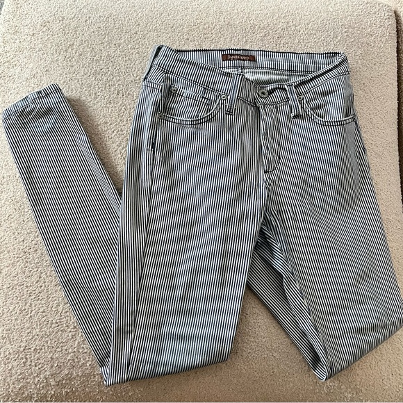 James Jeans Twiggy blue and white striped - Picture 2 of 5